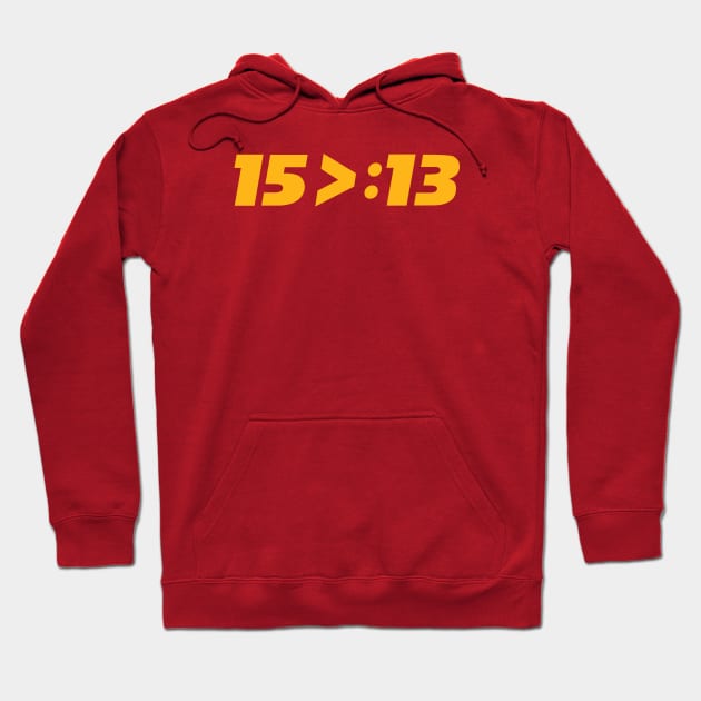 Mahomes Is Greater Than Hoodie by Super Secret Villain